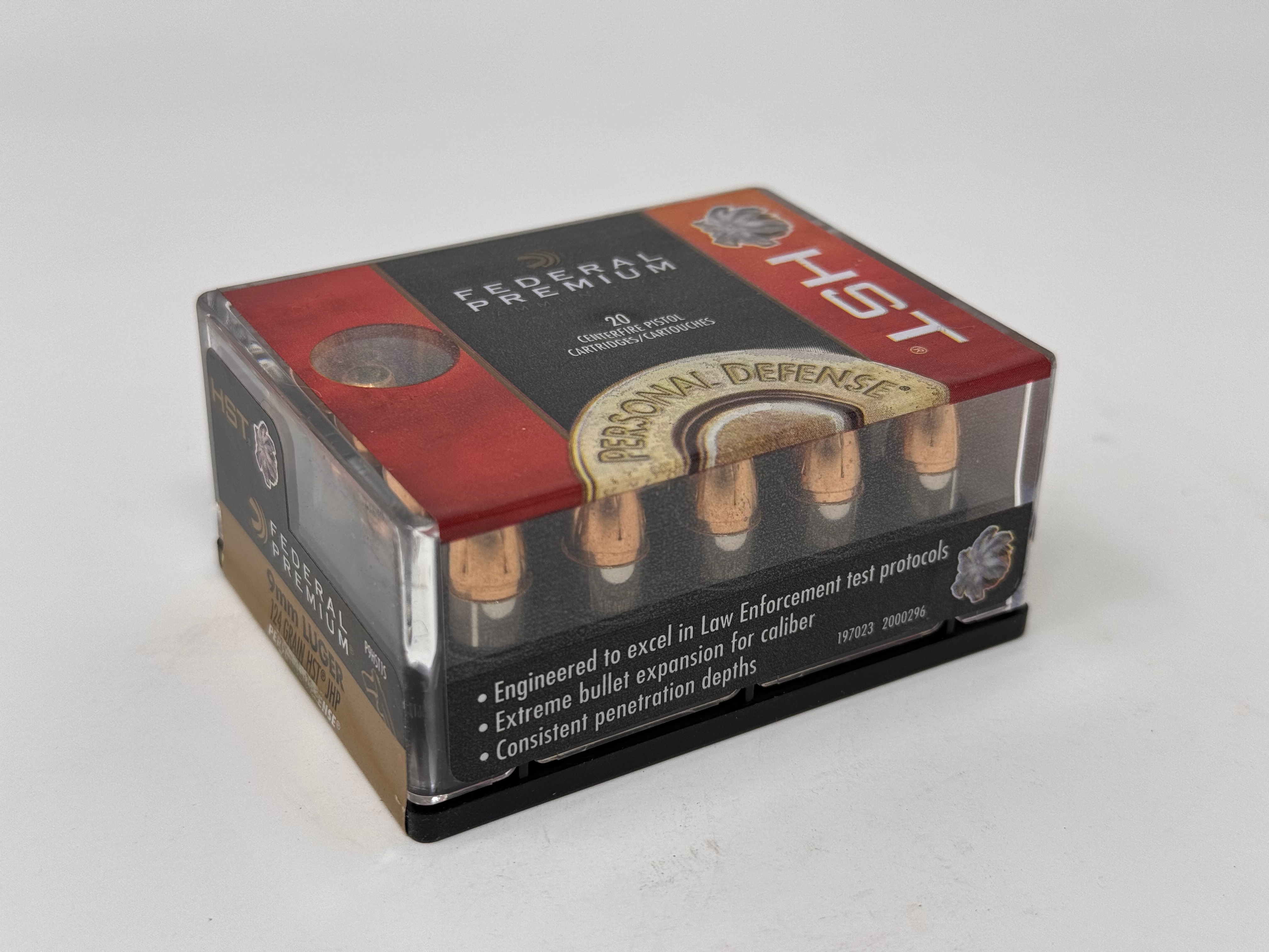 Federal Premium 9mm Luger 124 Grain Personal Defense HST