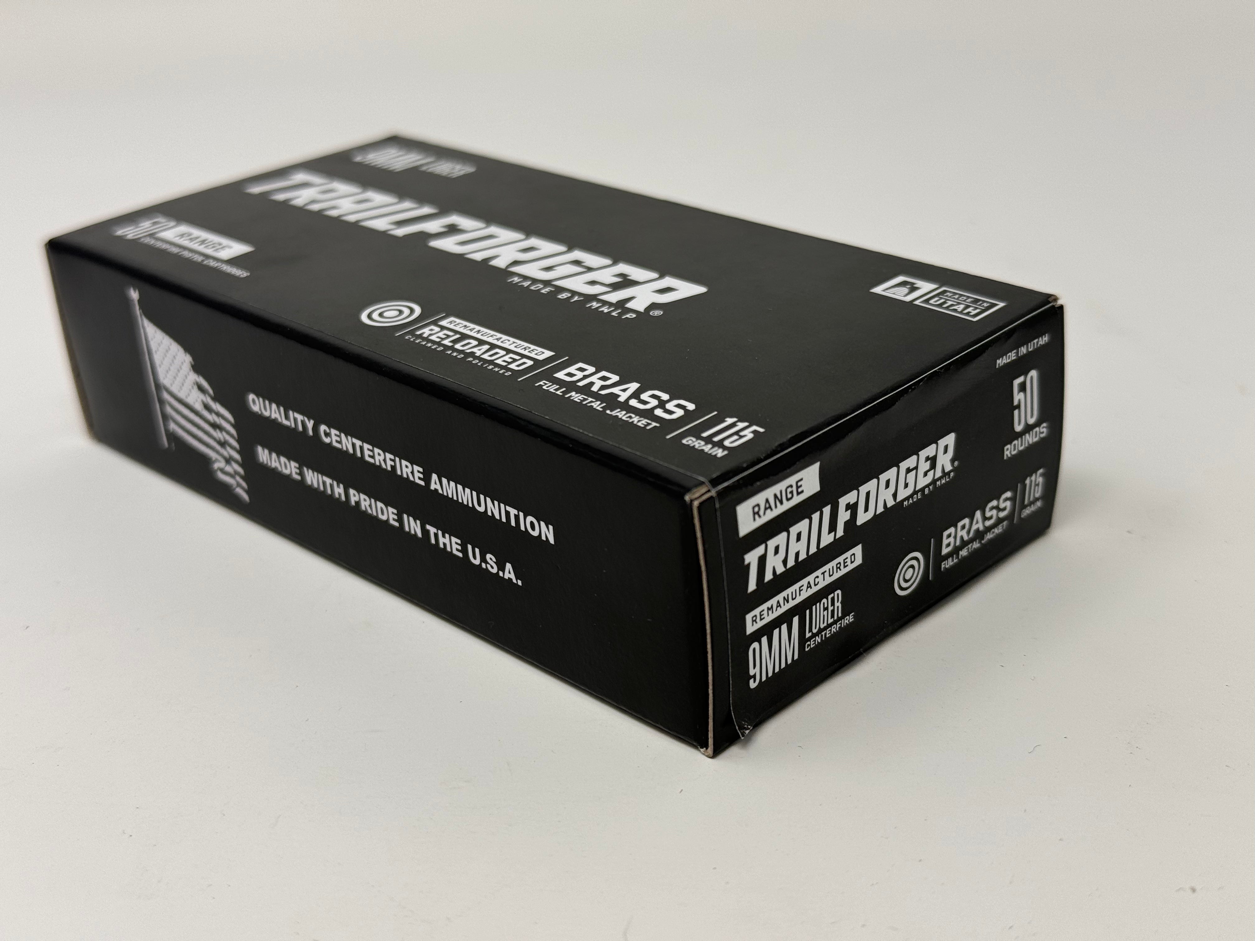 Trailforger Range 9mm, 115 gr, FMJ